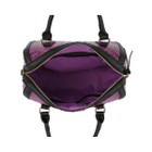 Fashion Croco Satchel with Bee and Stripe product image