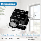 200CFM Bathroom Exhaust Fan product image