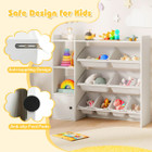 Kids' Wooden Toy Storage and Bookshelf product image