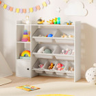 Kids' Wooden Toy Storage and Bookshelf product image