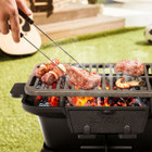 Heavy Duty Tabletop Cast Iron Charcoal BBQ Grill product image