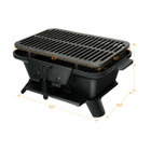 Heavy Duty Tabletop Cast Iron Charcoal BBQ Grill product image