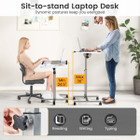 Portable Sit-Stand Laptop Desk product image