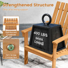 Patio Adirondack Chair with 100° Reclined Backrest product image
