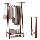 Foldable Wooden Clothes Hanging Rack product image