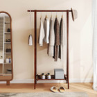 Foldable Wooden Clothes Hanging Rack product image