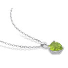 1.67 Carat (ctw) Peridot Heart Solitaire Necklace  product image