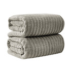 Ribbed Cotton Bath Towels (2, 4 or 6- Pack) product image