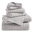 Ribbed Cotton Bath Towels (2, 4 or 6- Pack) product image