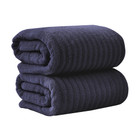 Ribbed Cotton Bath Towels (2, 4 or 6- Pack) product image