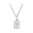 1.00 Carat (ctw) Simulated Moissanite Solitaire Necklace product image