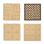 Acacia Wood 12" x 12" Deck Patio Pavers (10, 20, or 40 Pieces) product image