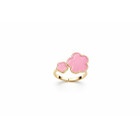 18K Gold Plated Adjustable Flower Ring product image