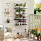 4-Tier Wall-Mounted Bookshelf product image