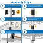 8-Tier Steel Wire Shelving product image