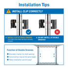 8-Tier Steel Wire Shelving product image