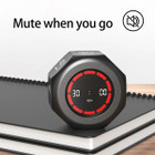 Visual Flip Timer Gravity Sensor Countdown Timer For Study Learning Kitchen Fitness Pomodoro Time Management Tool Color Black product image