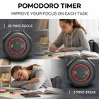 Visual Flip Timer Gravity Sensor Countdown Timer For Study Learning Kitchen Fitness Pomodoro Time Management Tool Color White product image