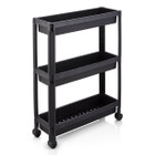 3-Tier Slim Rolling Storage Cart (2-Pack) product image