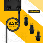 383GPH Submersible Water Pump with 3 Different Nozzles product image