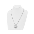 Stainless Steel Polished Circle Cut-Out Necklace (24 Inches) product image