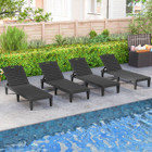 Chaise Lounge Chairs with 5-Position Adjustable Backrest (Set of 2) product image