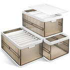 Foldable Storage Bins with Lids (3-Pack) product image