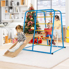 6-in-1 Indoor Jungle Gym with Climbing Rope Wall  product image