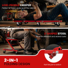 2-in-1 Rolling Creeper Stool product image