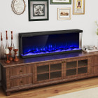 50" 3-Sided Electric Fireplace with 12 Flame Colors product image