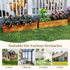 Wooden Raised Garden Bed with Drainage Holes product image