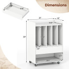 Record Player Stand with Drawer and Record Holder product image