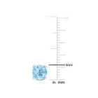 2.00 Carat (ctw) Blue Topaz Solitaire Stud Earrings product image