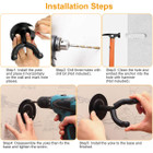 Padded Steel Wall Mount Guitar Holder product image