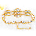 Burnished Gold Rhinestone Bling Bracelet product image