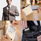 RFID Blocking Slim PU Leather Bifold Wallet with Money Clip product image