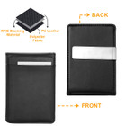 RFID Blocking Slim PU Leather Bifold Wallet with Money Clip product image