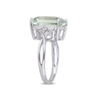 5 5/8 Carat (ctw) Emerald-Cut Green Amethyst Ring  product image