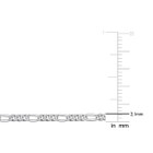 Sterling Silver Figaro Chain Necklace (18 inches 1.5mm) product image