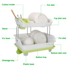 NewHome™ 2-Tier Dish Drying Rack product image