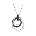 1/5 Carat (ctw) Black Diamond Circle Necklace product image