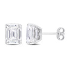4.80 Carat (ctw) Synthetic Moissanite Emerald-Cut Solitaire Stud Earrings product image