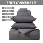 Kathy Ireland Waffle Textured Comforter Set (7 Pieces) product image