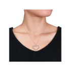 2.40 Carat (ctw) Lab-Created Moissanite Heart Necklace product image