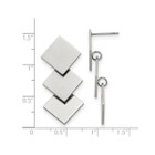 Stainless Steel Geometric Squares Dangle Earrings product image