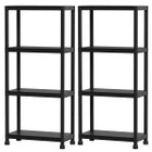 Heavy-Duty Plastic Storage Shelves (1 or 2 Pack) product image