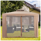 2-Tier 10’x 10’ Canopy Gazebo Tent with Netting product image