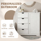 Large Wooden Bathroom Floor Cabinet product image