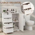 Large Wooden Bathroom Floor Cabinet product image