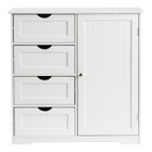 Large Wooden Bathroom Floor Cabinet product image